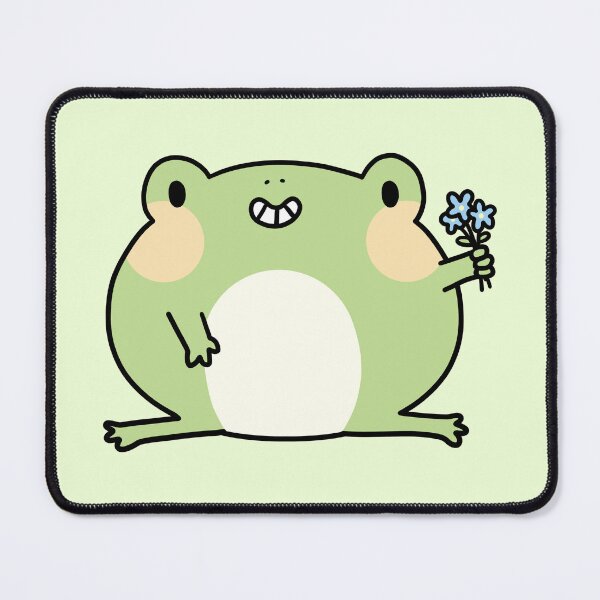 Item preview, Frog with flowers designed and sold by Nikamii.