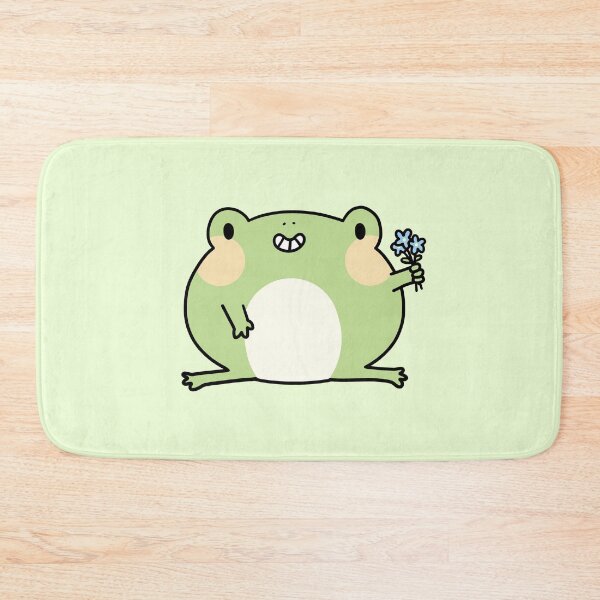Item preview, Frog with flowers designed and sold by Nikamii.