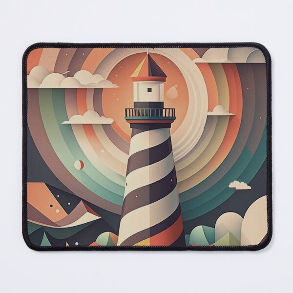 Item preview, Funky lighthouse designed and sold by InkishDelight.