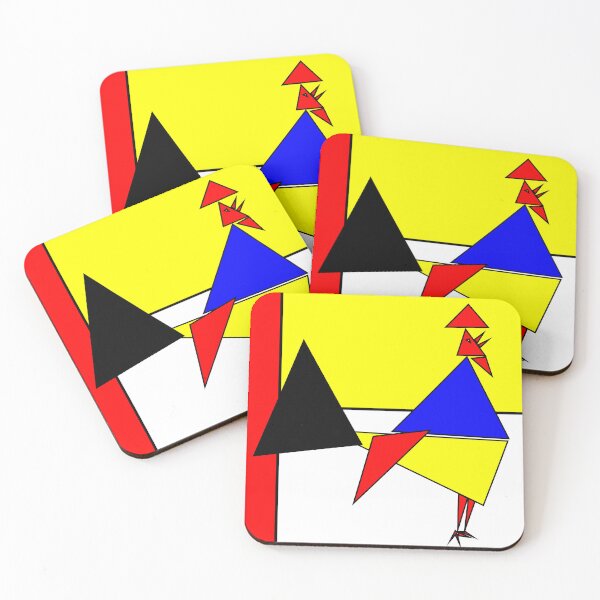 Item preview, Mondrian Rooster designed and sold by hermarartonline.
