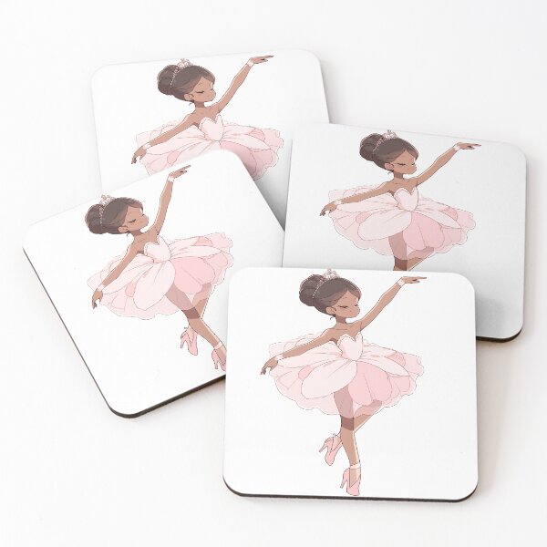 Item preview, Cute Cartoon Ballerina with tiara designed and sold by EktorStudios.
