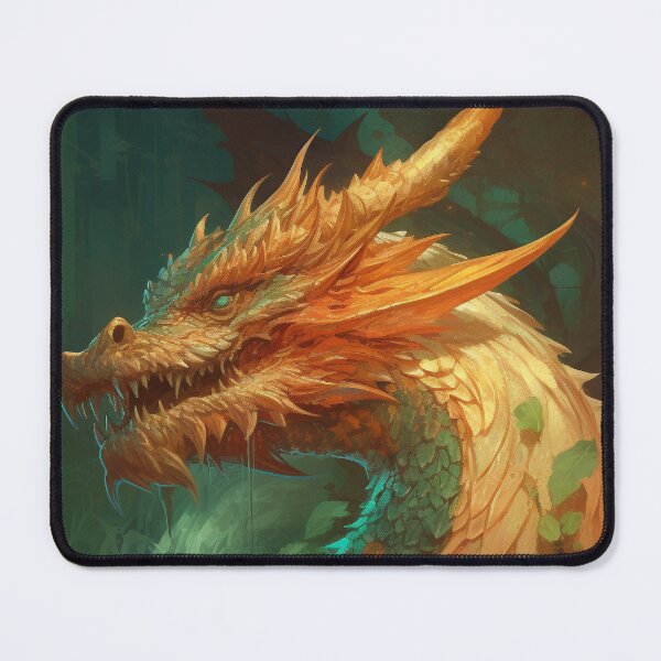 Item preview, Gold Forest Dragon designed and sold by natural-20s.