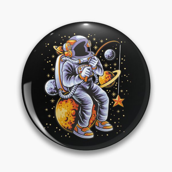 Item preview, Astronaut Fishing Stars designed and sold by TransFoto.