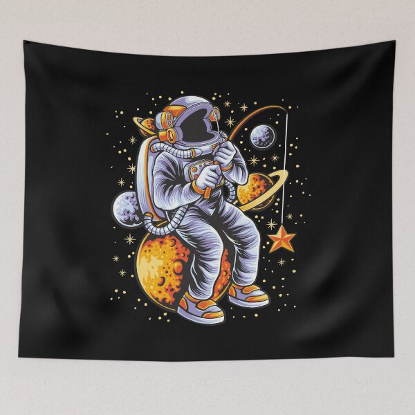 Item preview, Astronaut Fishing Stars designed and sold by TransFoto.