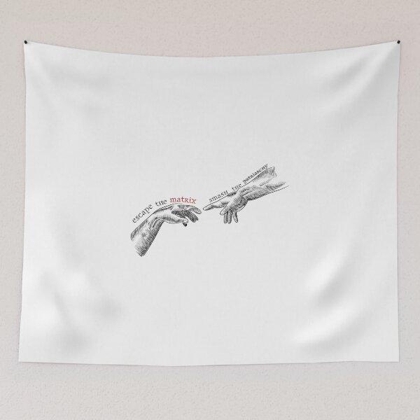 Item preview, funny escape the matrix t-shirt vibe patriarchy designed and sold by Scopy ⭐⭐⭐⭐⭐.