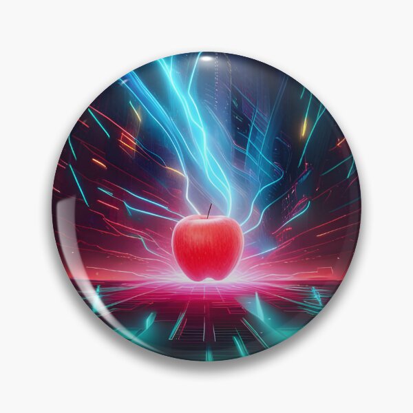 Item preview, Apple Synthwave Neon Electric designed and sold by Ink Art Design.
