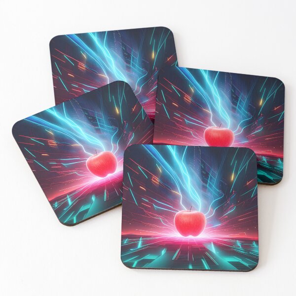 Item preview, Apple Synthwave Neon Electric designed and sold by Ink Art Design.