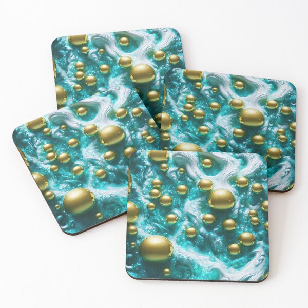 Item preview, Gilded Waves designed and sold by ChromoAI.