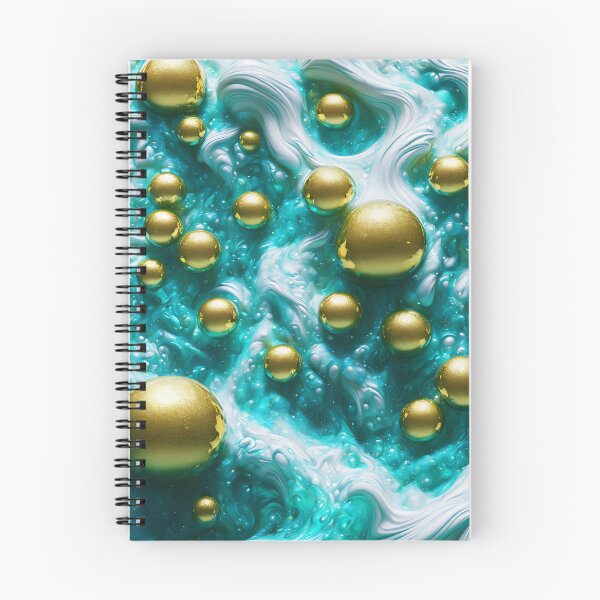 Item preview, Gilded Waves designed and sold by ChromoAI.