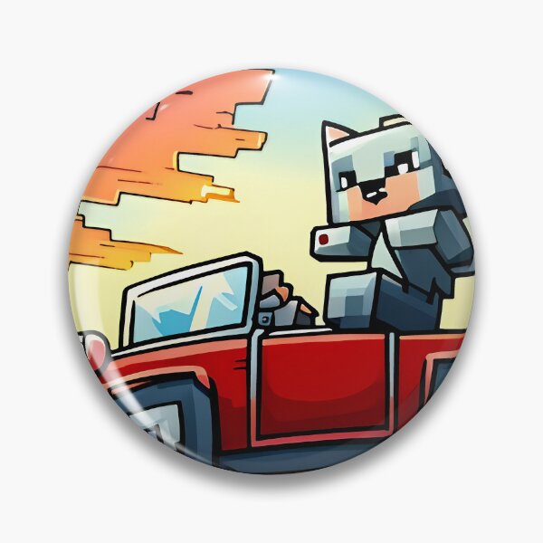 Item preview, Vector illustration of a red truck with a fox on the road. designed and sold by LooperSDart.