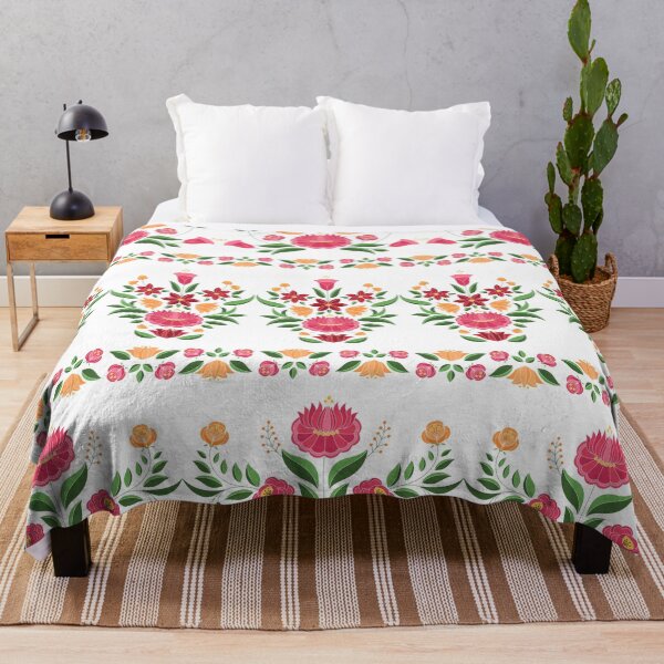 Item preview, Kalocsai folk art flower pattern designed and sold by Kormix.