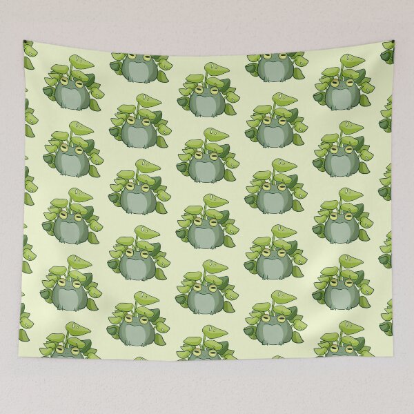 Item preview, Cute frog and plants  designed and sold by Mayarart.