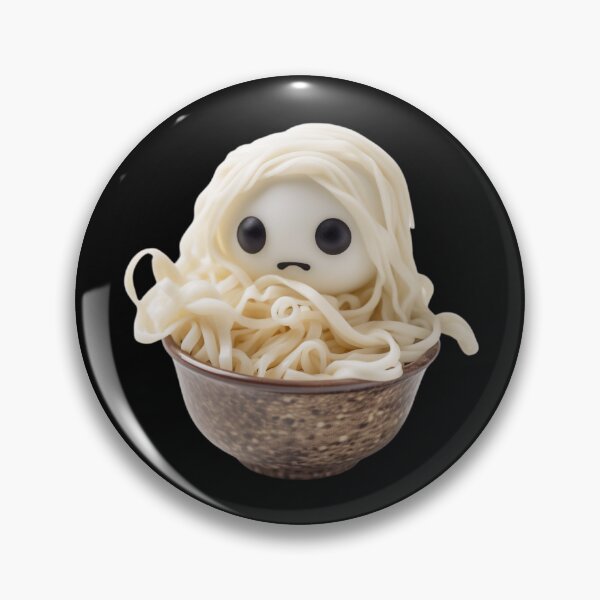Item preview, Adorable Ghost Nestled In The Ramen Bowl designed and sold by TVBArchive.