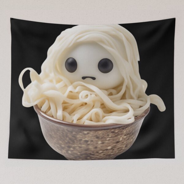 Item preview, Adorable Ghost Nestled In The Ramen Bowl designed and sold by TVBArchive.