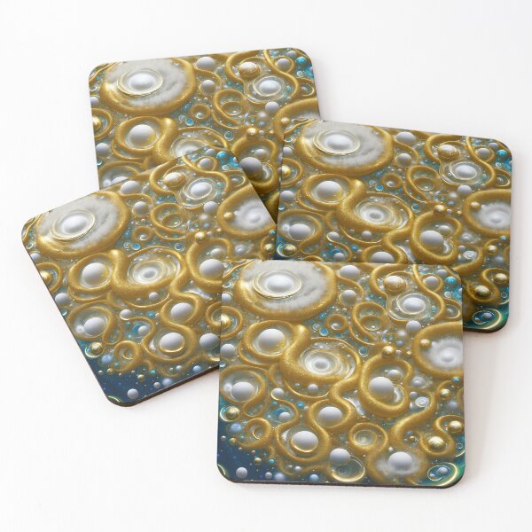Item preview, Aureate Tides designed and sold by ChromoAI.