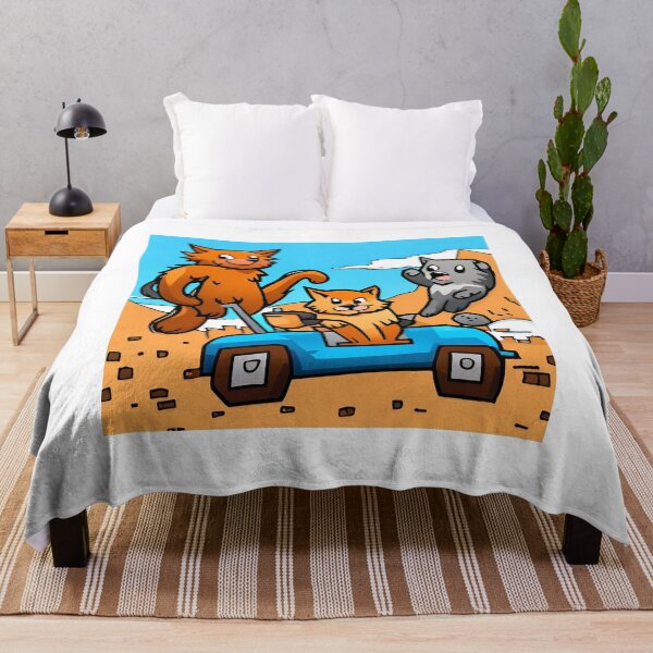 Item preview, Cartoon Illustration of Cute Cats Driving a Car designed and sold by LooperSDart.