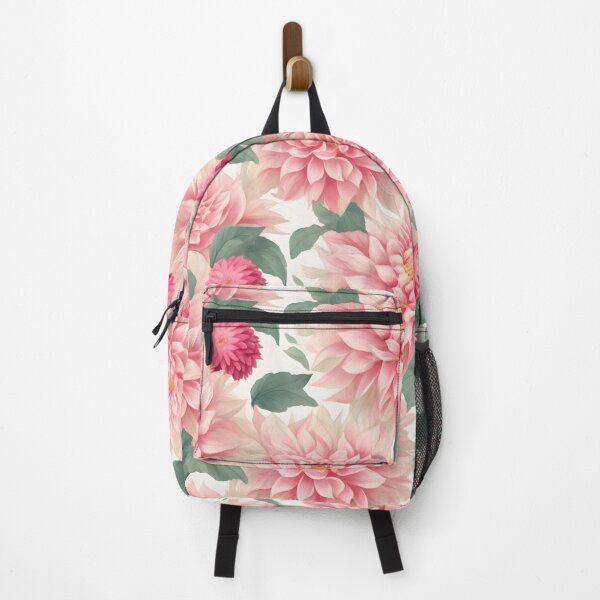 Item preview, Cheerful Watercolor Pink Dahlias Flowers Floral Patterns designed and sold by Wonder Of Light.