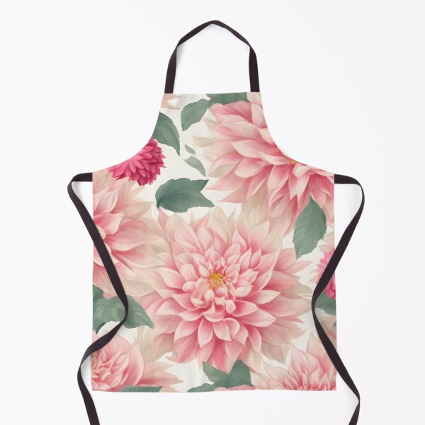 Item preview, Cheerful Watercolor Pink Dahlias Flowers Floral Patterns designed and sold by Wonder Of Light.