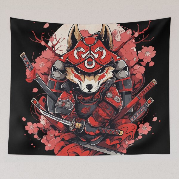Item preview,  Kawaii Samurai Dog designed and sold by FurFashion.
