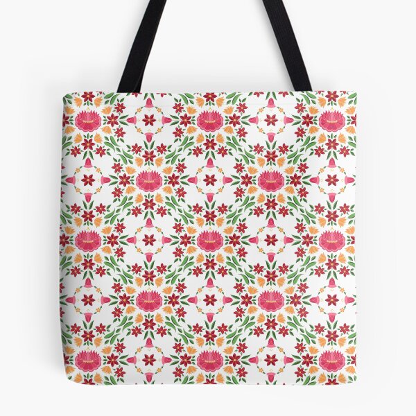 Item preview, Kalocsai folk art small colorful flower pattern designed and sold by Kormix.