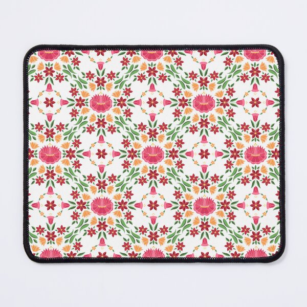 Item preview, Kalocsai folk art small colorful flower pattern designed and sold by Kormix.