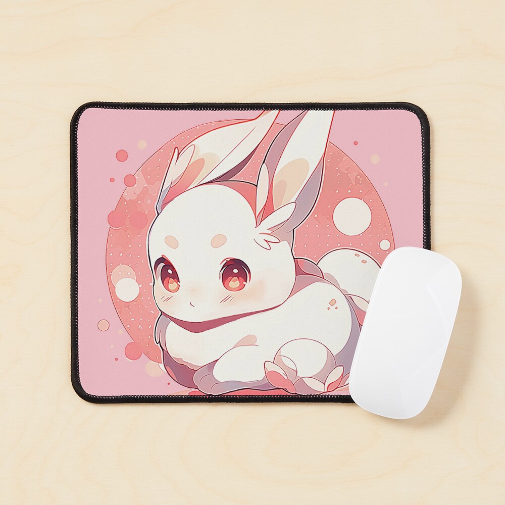 Lámina rígida for Sale con la obra «Lindo Conejo Kawaii conejito Anime» de  Anass Benktitou | Redbubble