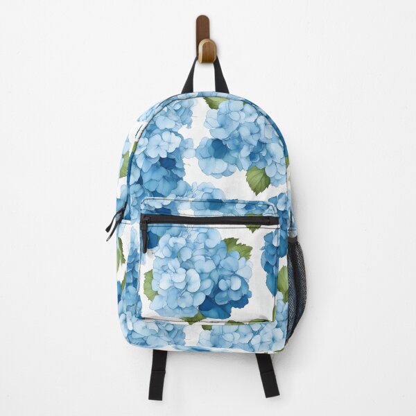 Item preview, Cheerful Watercolor Blue Hydrangeas Flowers Floral Patterns designed and sold by Wonder Of Light.
