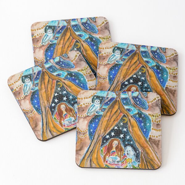 Item preview, Camping with Poodles designed and sold by Magicpoodleland.