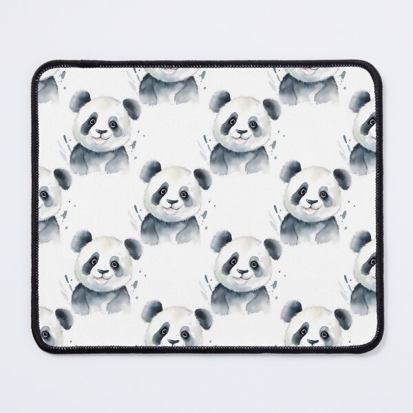 Item preview, Cute Kawaii Panda Pattern Blue and Green Tones designed and sold by ClairesPatterns.