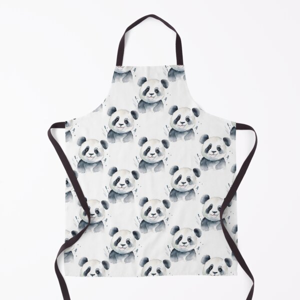 Item preview, Cute Kawaii Panda Pattern Blue and Green Tones designed and sold by ClairesPatterns.