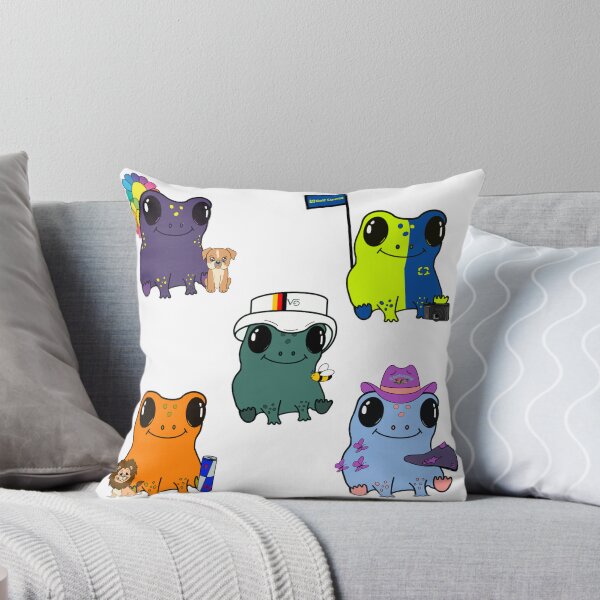 Item preview, Formula 1 frogs designed and sold by Wildflwrsforzoe.