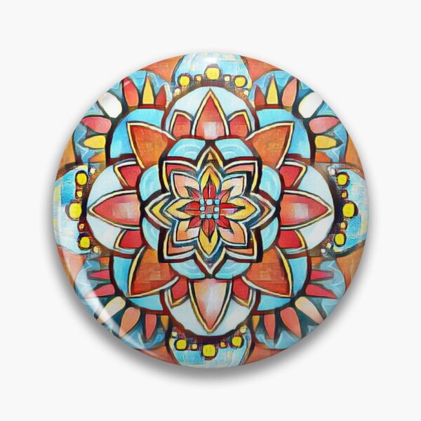 Item preview, Painted Bloom Mandala  designed and sold by AmeUmiShop.