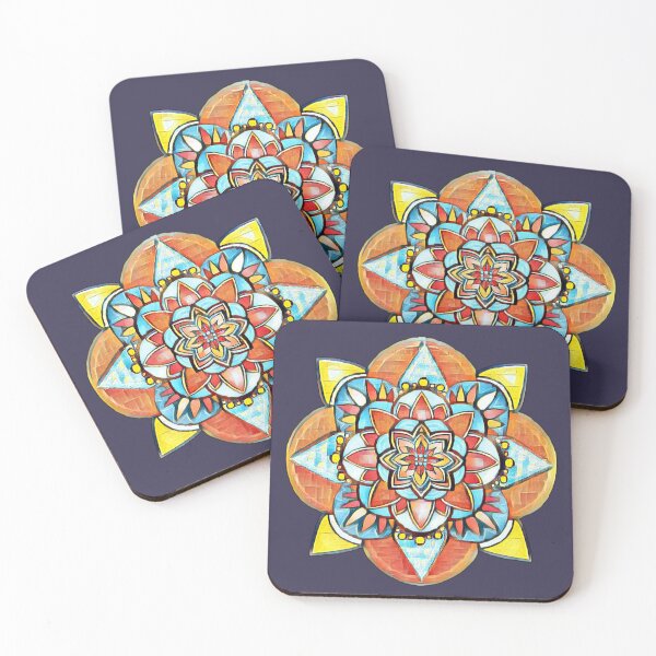 Item preview, Painted Bloom Mandala  designed and sold by AmeUmiShop.