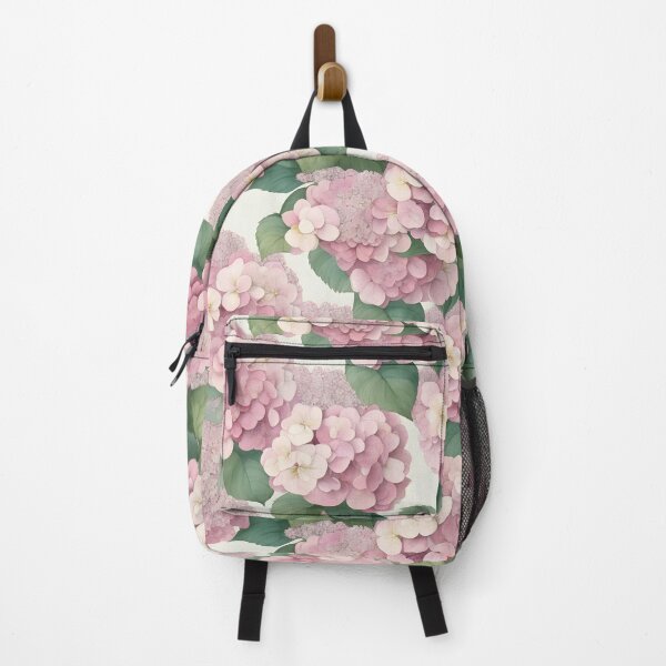 Item preview, Cheerful Watercolor Pink Hydrangeas Flowers Floral Patterns designed and sold by Wonder Of Light.