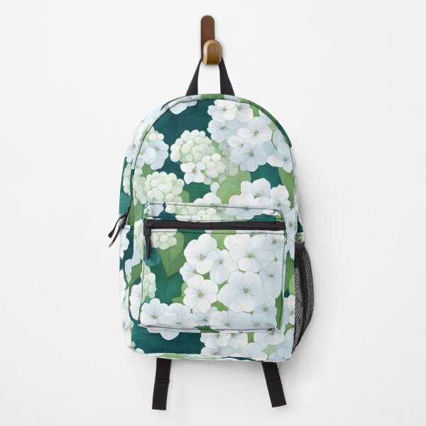 Item preview, Cheerful Watercolor White Hydrangeas Flowers Floral Patterns designed and sold by Wonder Of Light.