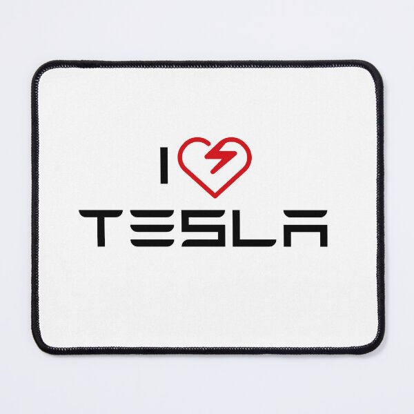 Item preview, I Love Tesla - Electric Red Heart designed and sold by WigOutlet.