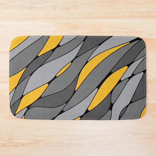 Item preview, Abstract wavy lines • Grey yellow designed and sold by boozkova-vorona.