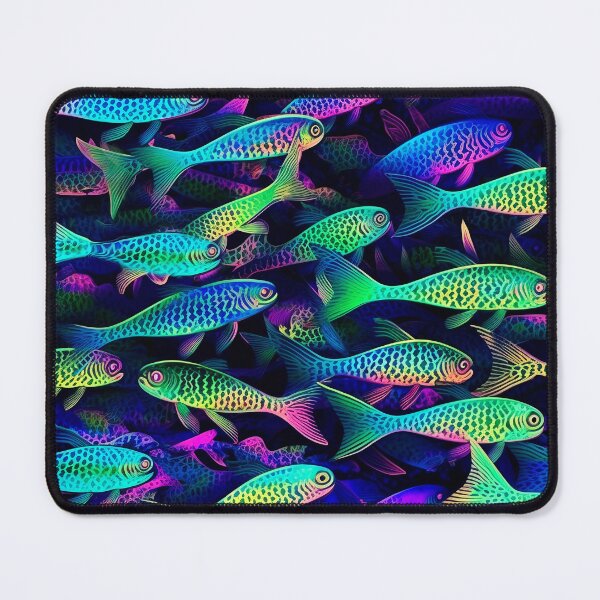 Item preview, Iridescent fish pattern designed and sold by Art by Lilia.