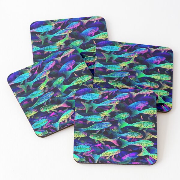 Item preview, Iridescent fish pattern designed and sold by Art by Lilia.
