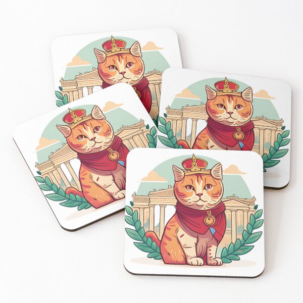 Item preview, Feline Majesty: King Cat Design designed and sold by PetPrintPalace.