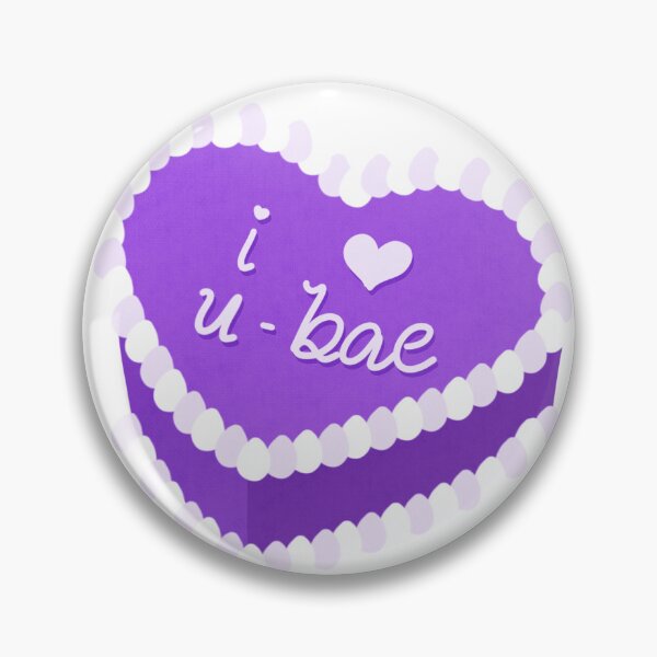 Item preview, I Heart U - Bae, Filipino Dessert Ube Cake designed and sold by NoreenDesigns.