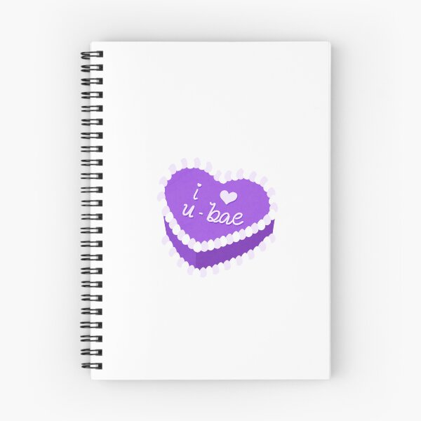Item preview, I Heart U - Bae, Filipino Dessert Ube Cake designed and sold by NoreenDesigns.