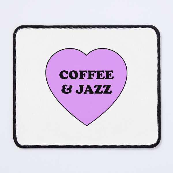 Item preview, Coffee and Jazz - heart musicians designed and sold by Inspirationmotivation.