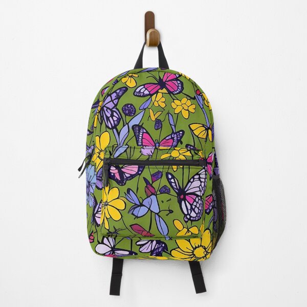 Item preview, flowers with butterflies pattern 1 designed and sold by WildWaveStylez.