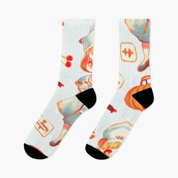 Item preview, Handpainted halloween nurse cute health worker halloween pattern designed and sold by patterncrow.