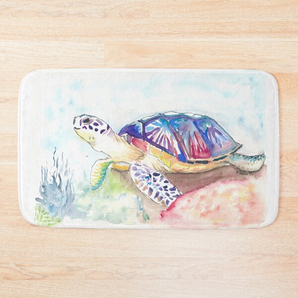Item preview, Aquatic Wanderer: A Watercolor Tribute to the Turtle designed and sold by artshop77.
