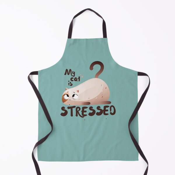 Item preview, My cat is stressed - Funny cat designed and sold by PellSilversmith.