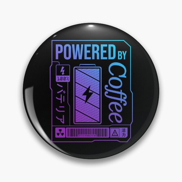 Item preview, Powered by Coffee - Neon Label designed and sold by forgottenfuture.
