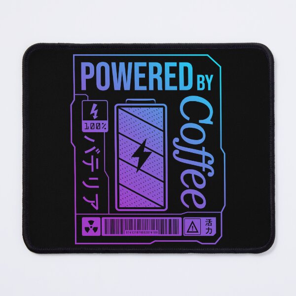 Item preview, Powered by Coffee - Neon Label designed and sold by forgottenfuture.