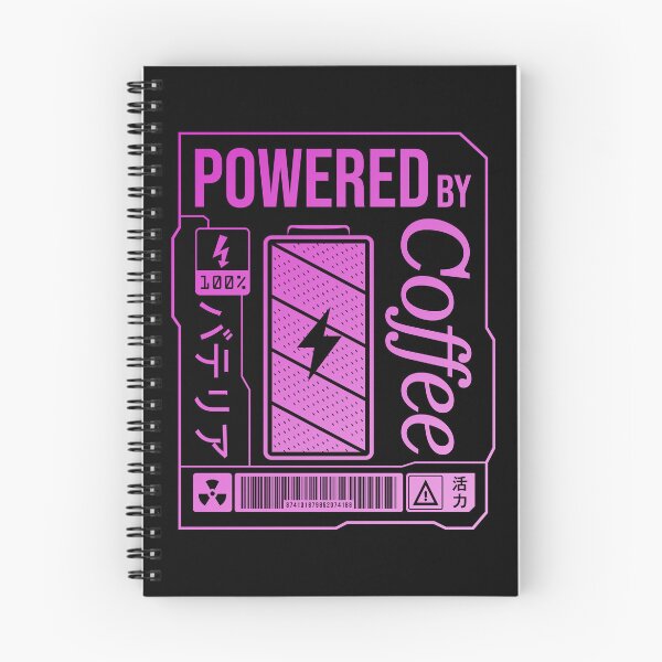 Item preview,  Powered by Coffee - Pink Label designed and sold by forgottenfuture.